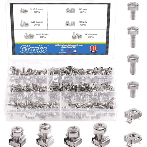 Cage nuts schrauben set - m6,