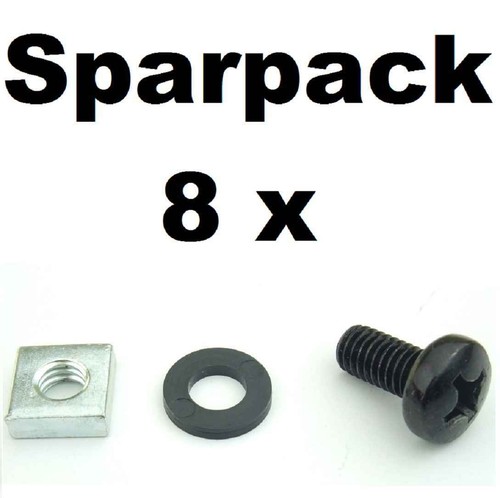 Sets rackschrauben x - 8, m6