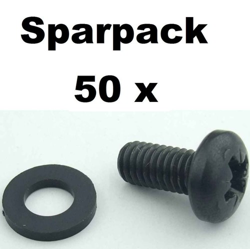 Rackschrauben m6 x 12 - 50, st.