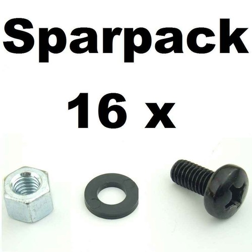 Rackschraube 12 - x, +